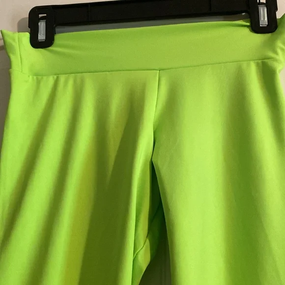 Kids Tights NEON Green Yellow - Picture 2 of 5
